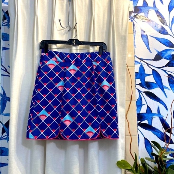 NWOT Women’s EP Pro Blue and Pink Golf Skort Size Small - Picture 1 of 7